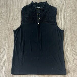 DKNY Sleeveless Top | Black | Medium